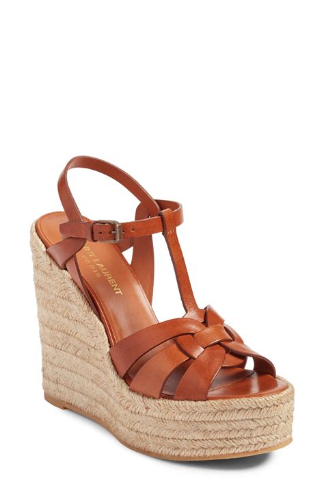 saint laurent tribute wedge